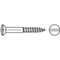 DIN95 Slotted wood screw with raised countersunk head Brass